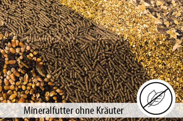 MINERALFUTTER - kräuterfrei - Der Einsatz von Kräutern im Mineralfutter - MIGOCKI Tierernährung
