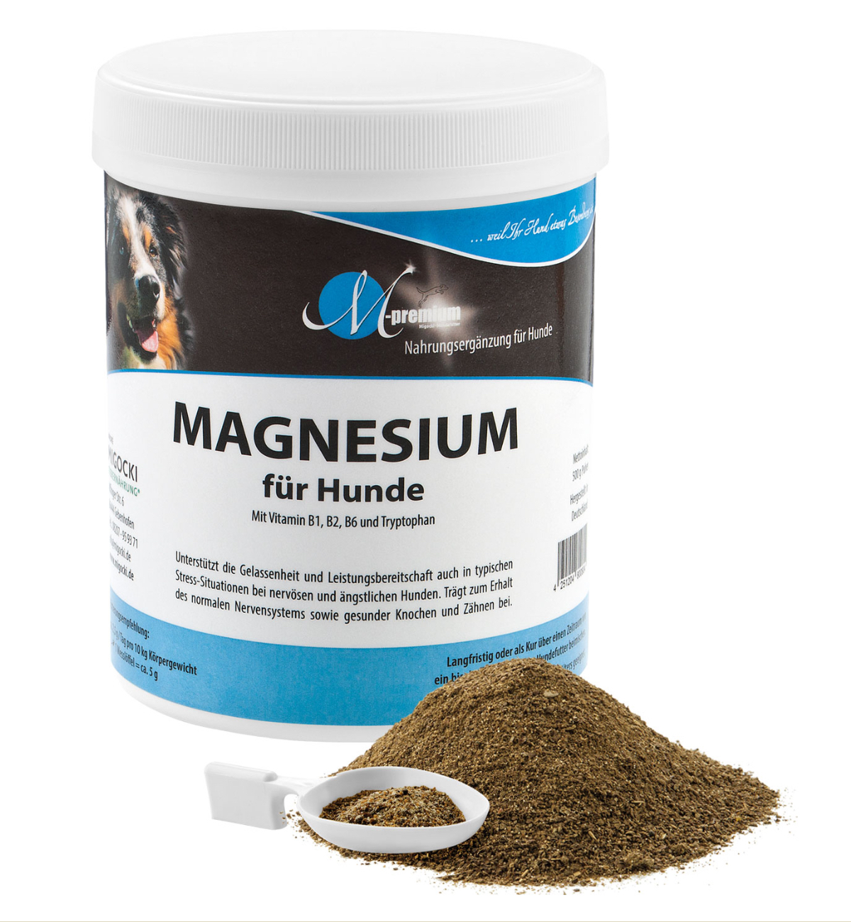 Magnesium Hundefütterung Beruhigung Stress