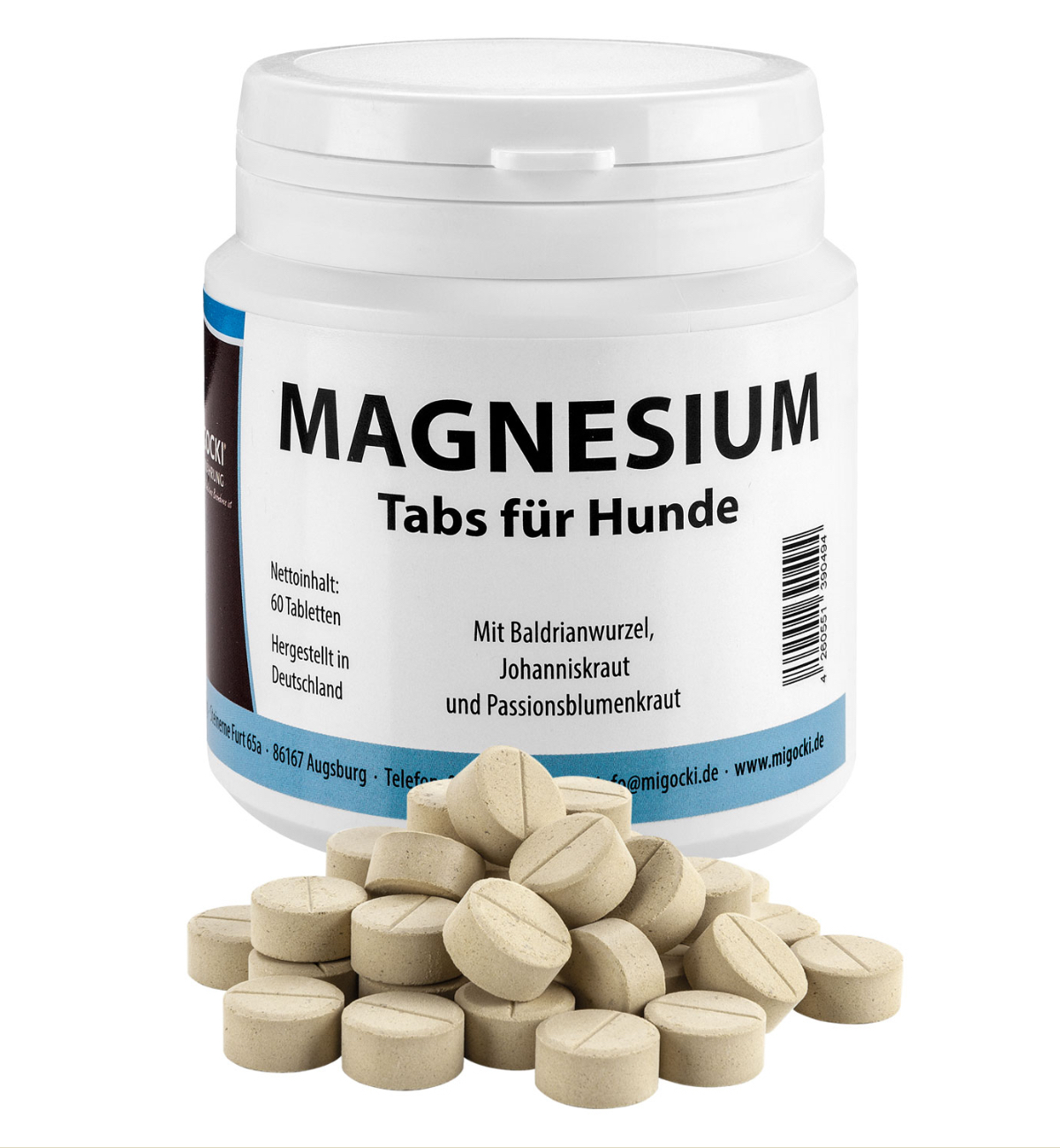 Magnesium Tabs Hund Beruhigung