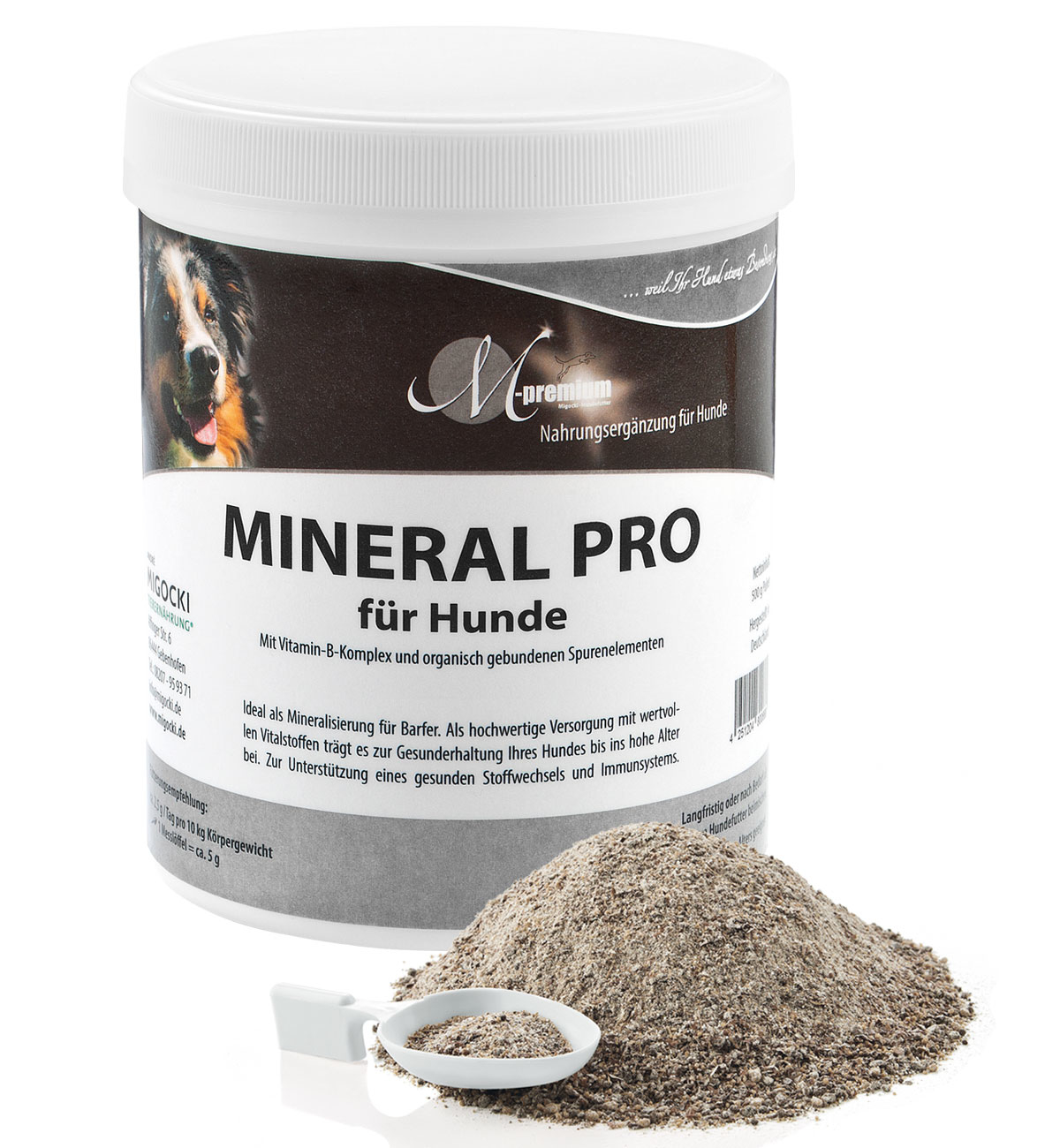 Produkt Mineral Pro für Hunde pulver