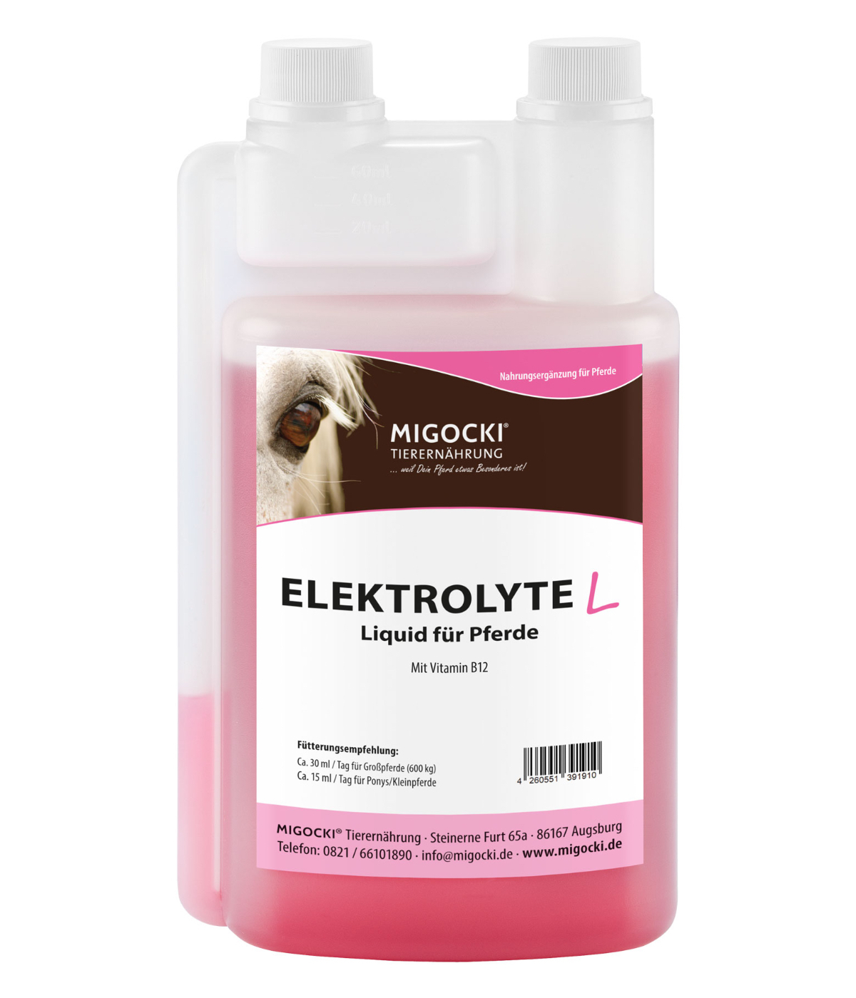 Elektrolyte Liquid für Pferde 