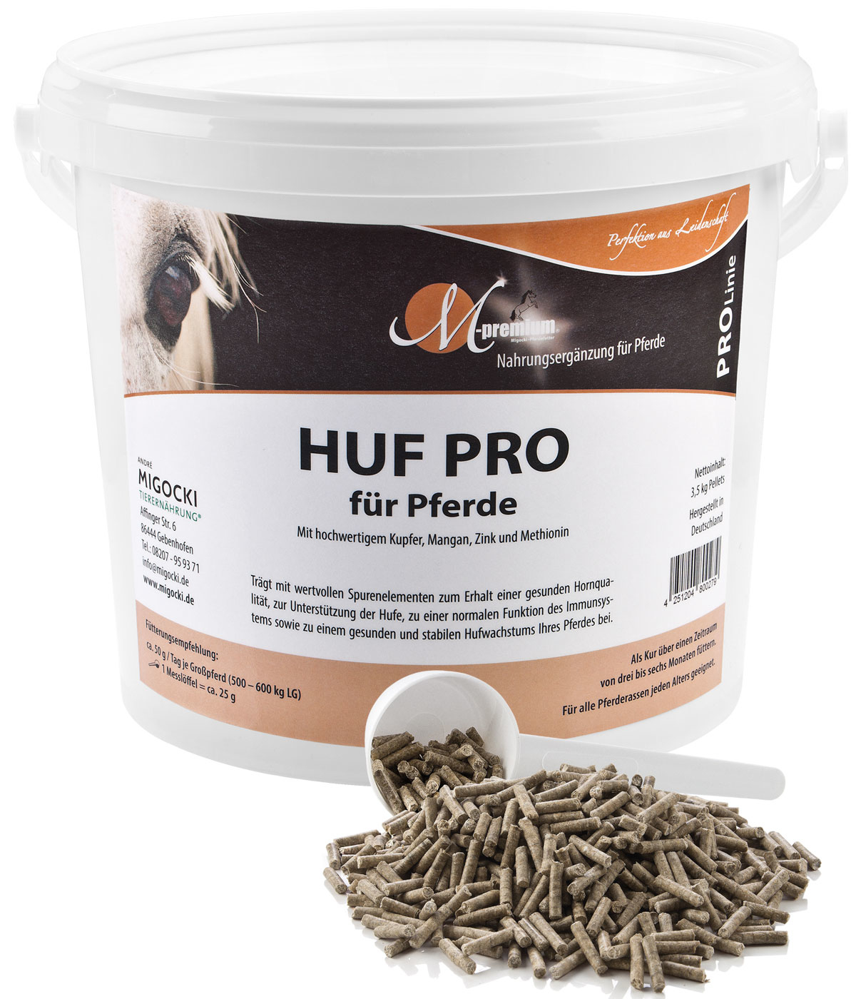 Produkt Huf Pro mit Zink pelletiert