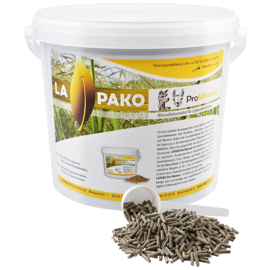 LAPAKO Pro Mineral Mineralien für Alpakas und Lamas