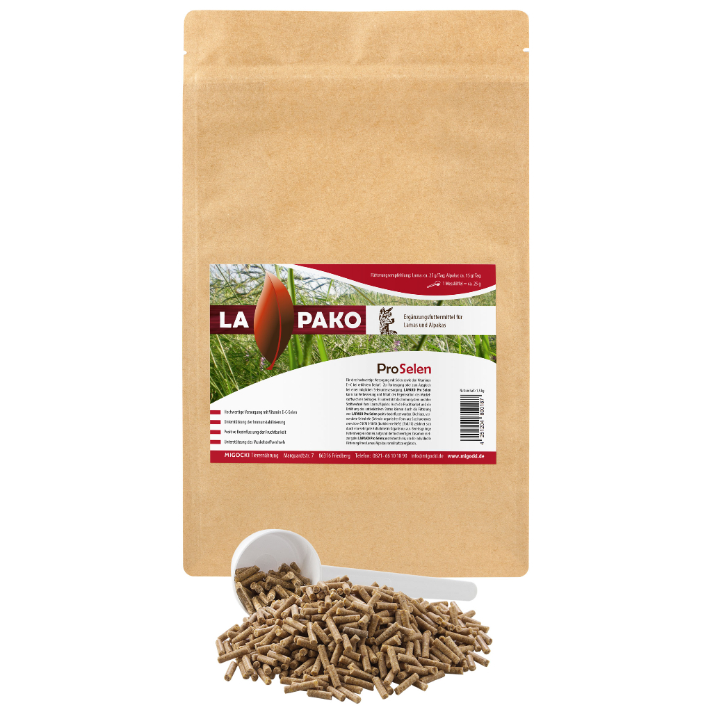 Produkt Lapako Pro Selen Alpakafutter pelletiert