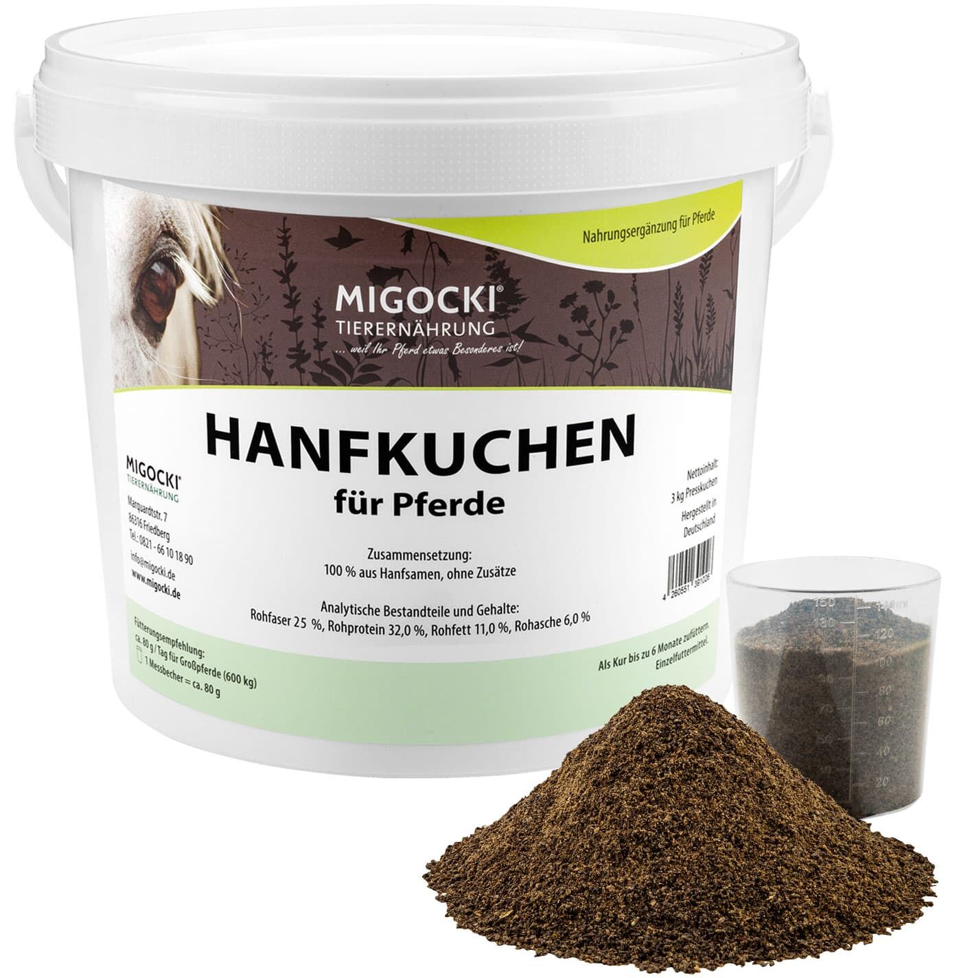 MIGOCKI Hanfkuchen für Pferde