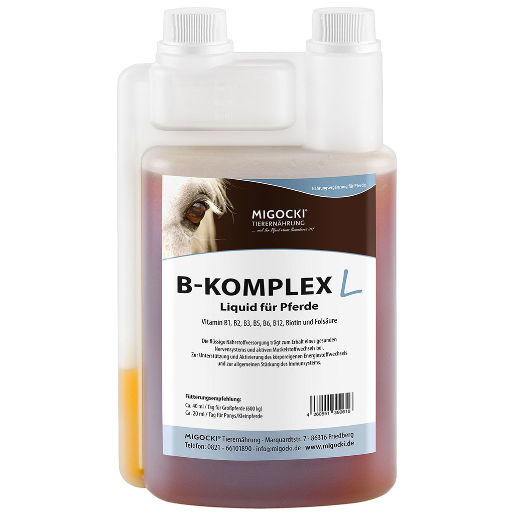 B-Komplex Liquid für Pferde flüssiges Zusatzfutter