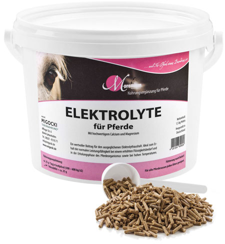 Produkt Elektrolyte für Pferde pelletiert