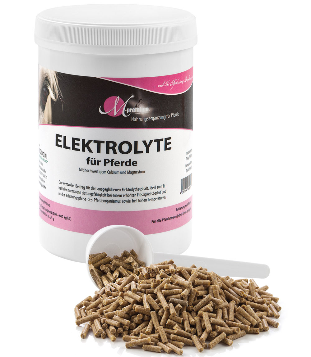 Elektrolyte für Pferde pelletiert