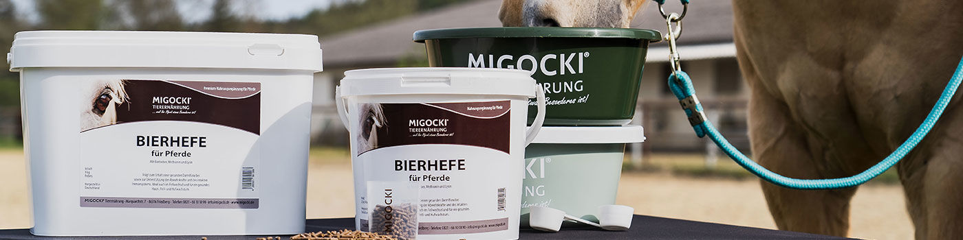 MIGOCKI Bierhefe für Pferde