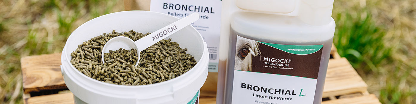 Bronchial Atemkräuter-Pellets für Pferde 