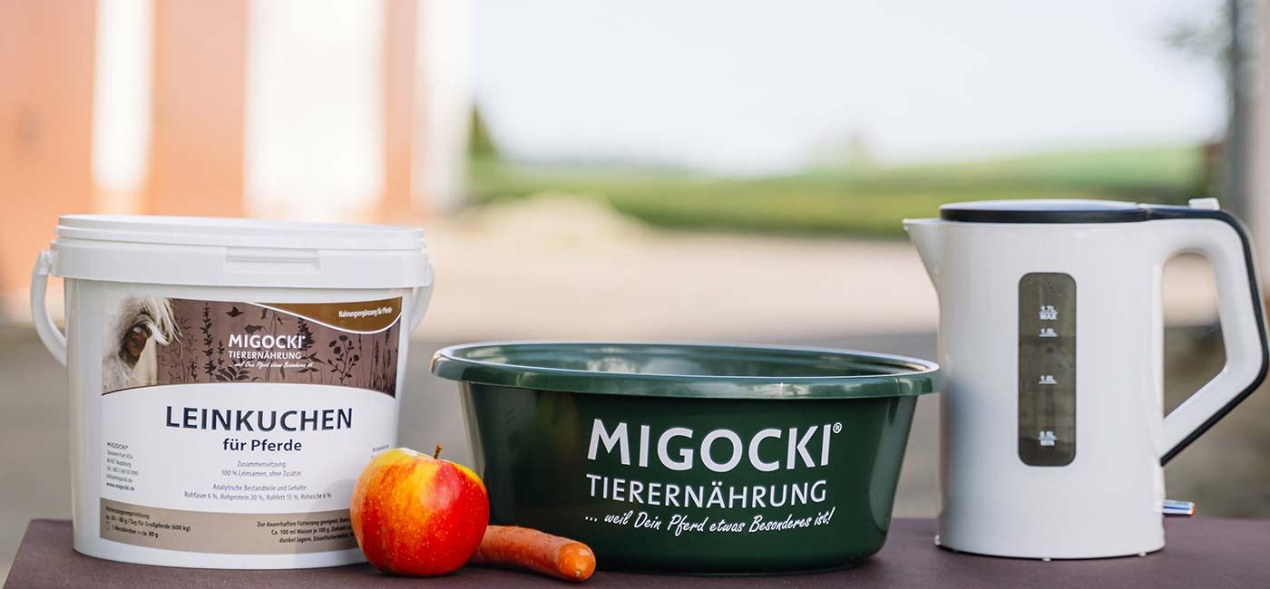 Leinkuchen für Pferde