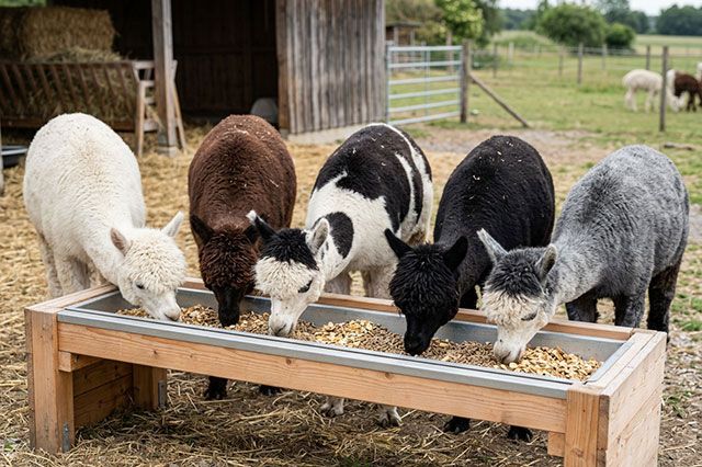 Alpakafütterung Vitamine Mineralien