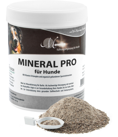 MINERAL PRO für Hunde - Mineralien & Vitamine 500 g Dose
