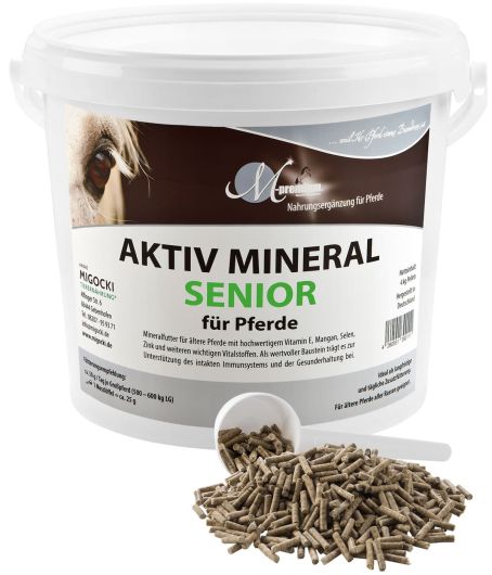 AKTIV MINERAL SENIOR Hochwertiges Mineralfutter für ältere Pferde