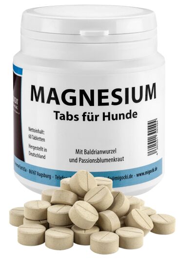 MAGNESIUM Tabletten für Hunde - Nerven, Entspannungshilfe