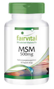MSM 500 mg - 90 Kapseln für Sie und Ihn