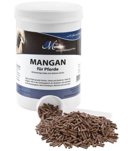 MANGAN für Pferde - Pellets mit Zink & Kupfer 750g