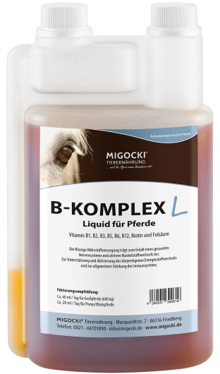B-KOMPLEX Liquid f&uuml;r Pferde - Nerven &amp; Muskulatur 1000 ml