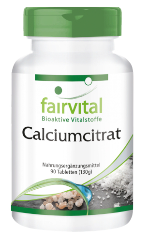 Calciumcitrat 300 mg - 90 Tabletten für Sie und Ihn