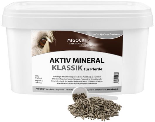 AKTIV MINERAL KLASSIK Hochwertiges Mineralfutter für Pferde 10kg