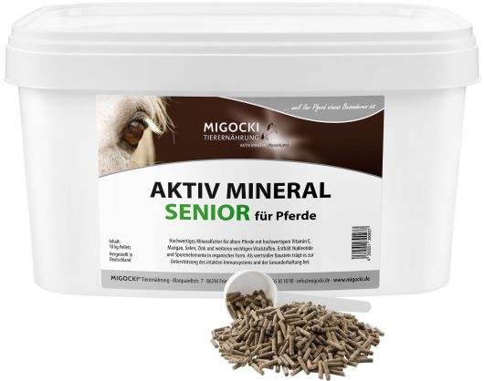 AKTIV MINERAL SENIOR Hochwertiges Mineralfutter für ältere Pferde 10kg