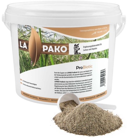 LAPAKO PRO BIOTIC für Alpakas/Lamas - Verdauung 1,5 kg
