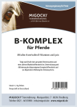 B-KOMPLEX für Pferde - Nerven, Haut & Muskulatur (pelletiert) 1,5 kg Beutel