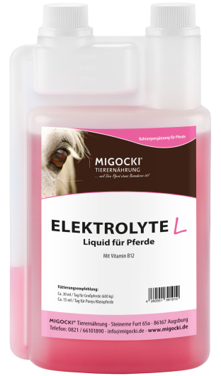 ELEKTROLYTE Liquid für Pferde - Elektrolythaushalt 1000 ml